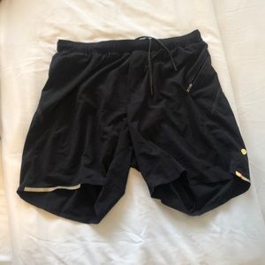 Lululemon Black XL surge shorts